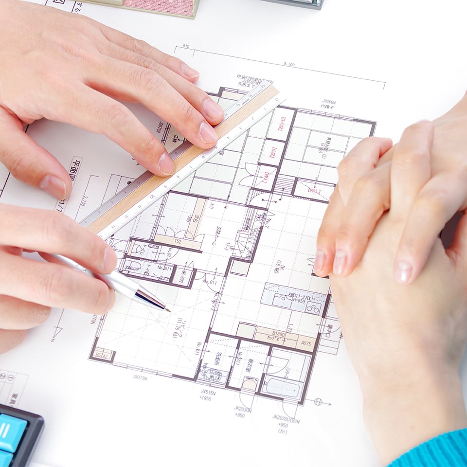 平屋から3階建のことまで間取りのことならおまかせください。
